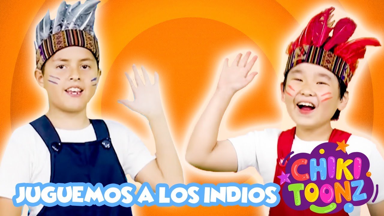 Juguemos A Los Indios - @chikitoonz​⁠ - Música Infantil #crianças #kidsvideo #song