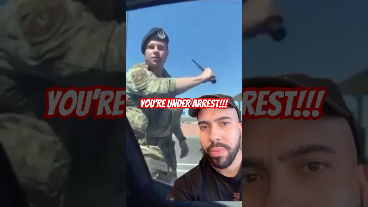 ￼Military Officer ARRESTS Pregnant Woman😳 #shortvideo #shorts