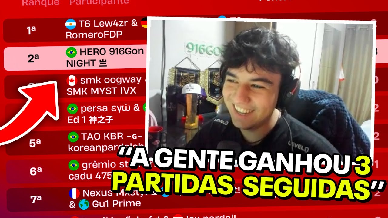 GON NIGHT E NUTI ESTÃO NA FINALS DO PRIMEIRO CAMPEONATO TRIO DA TEMPORADA