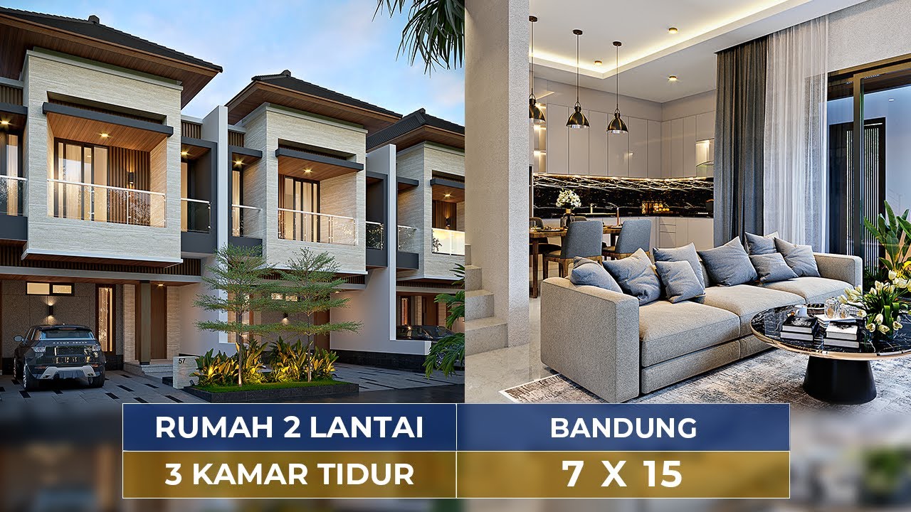 DESAIN PERUMAHAN MODERN DI BANDUNG!! CHERRY FIELD TIPE B DENGAN 3 KAMAR TIDUR! - JASA ARSITEK