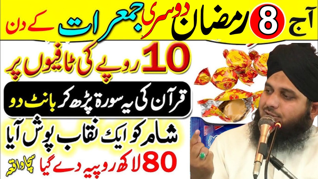 8 Ramzan 2nd Jumerat Surah Kausar Wazifa | Ek Raat Mein Rizq Barkat Aur Har Hajat Puri
