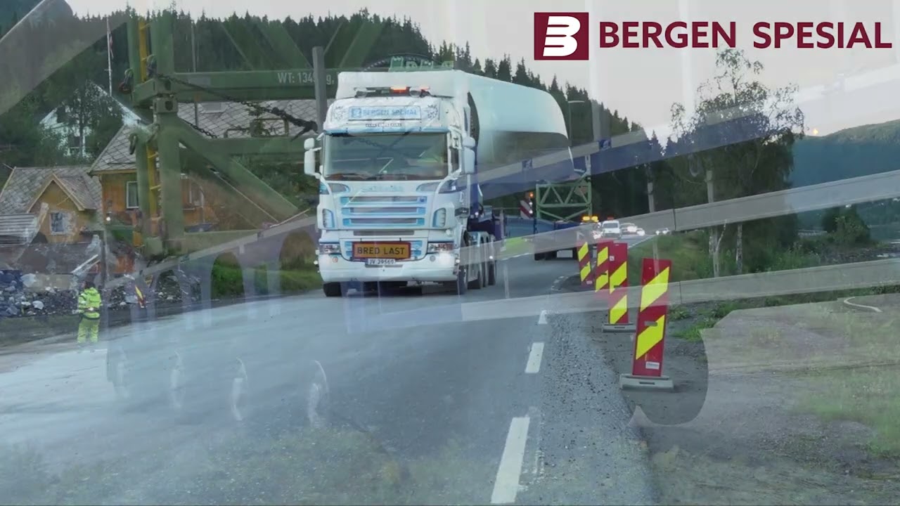 Windmill transportation - long load- Bergen Spesial