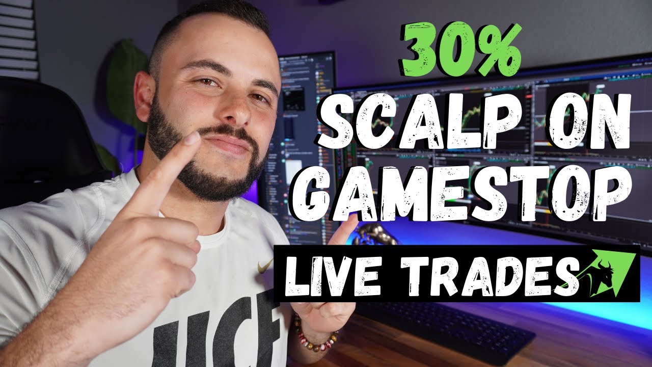 30% LIVE TRADE Scalping GME Options | Trade Breakdown
