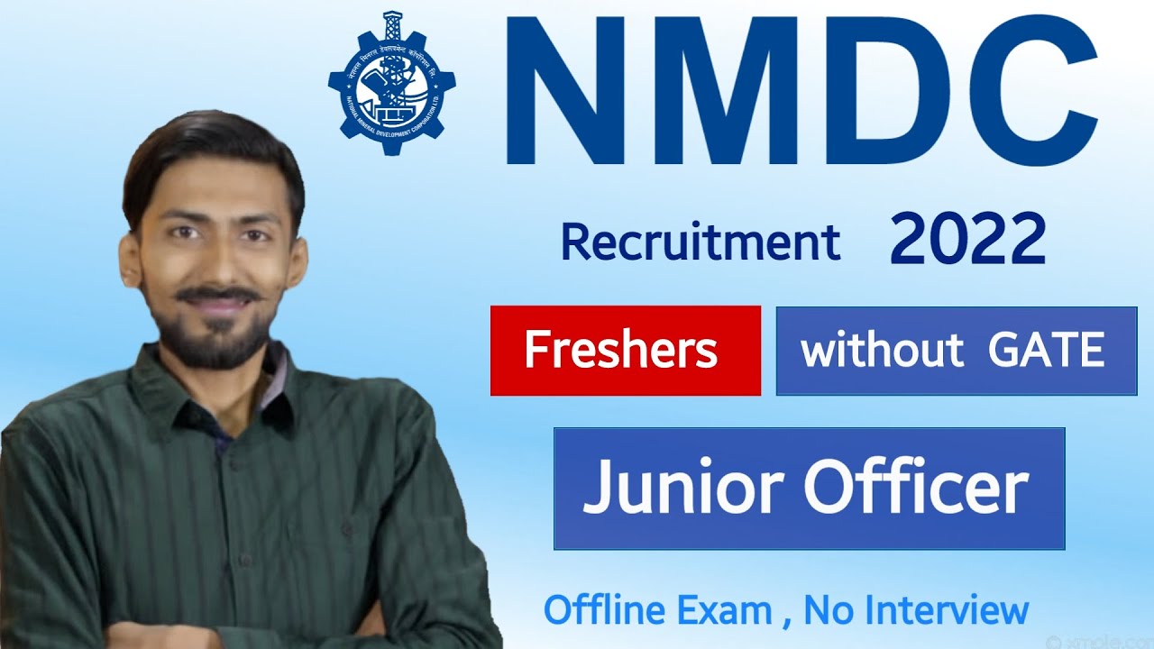 NMDC recruitment 2022 without GATE 🔥 CTC : 9.5 LPA | Offline Exam | No Interview | Latest Job Update
