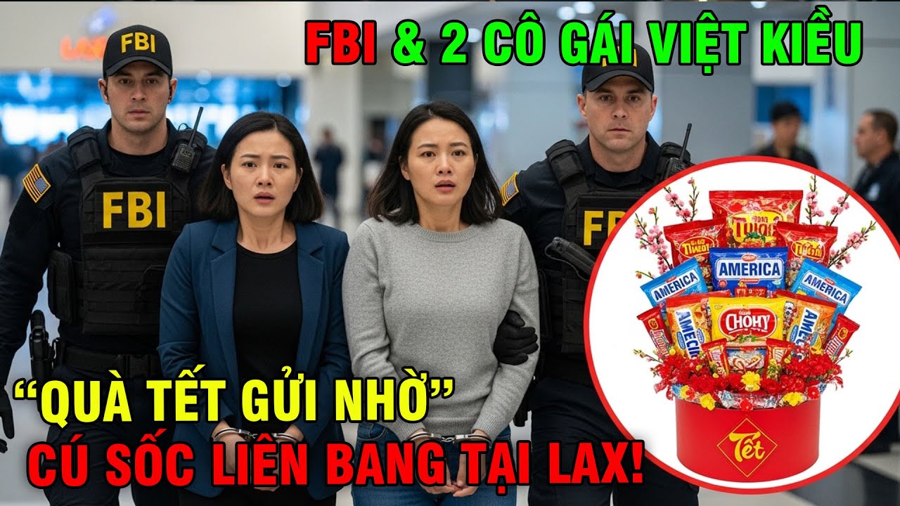 FBI Bắt Giữ 2 Cô Gái Việt Kiều Ngay LAX Vali “Quà Tết Gửi Nhờ” Đẩy Họ Vào Vụ Án Liên Bang!
