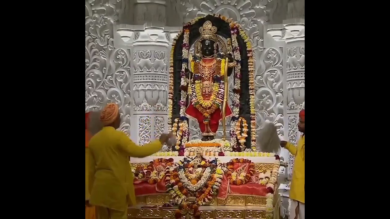 #श्री #रामलला #रामजन्मभूमि मंगला श्रृंगार आरती दर्शन दिनांक–07-01-25 मंगलवार #viral #video #ram