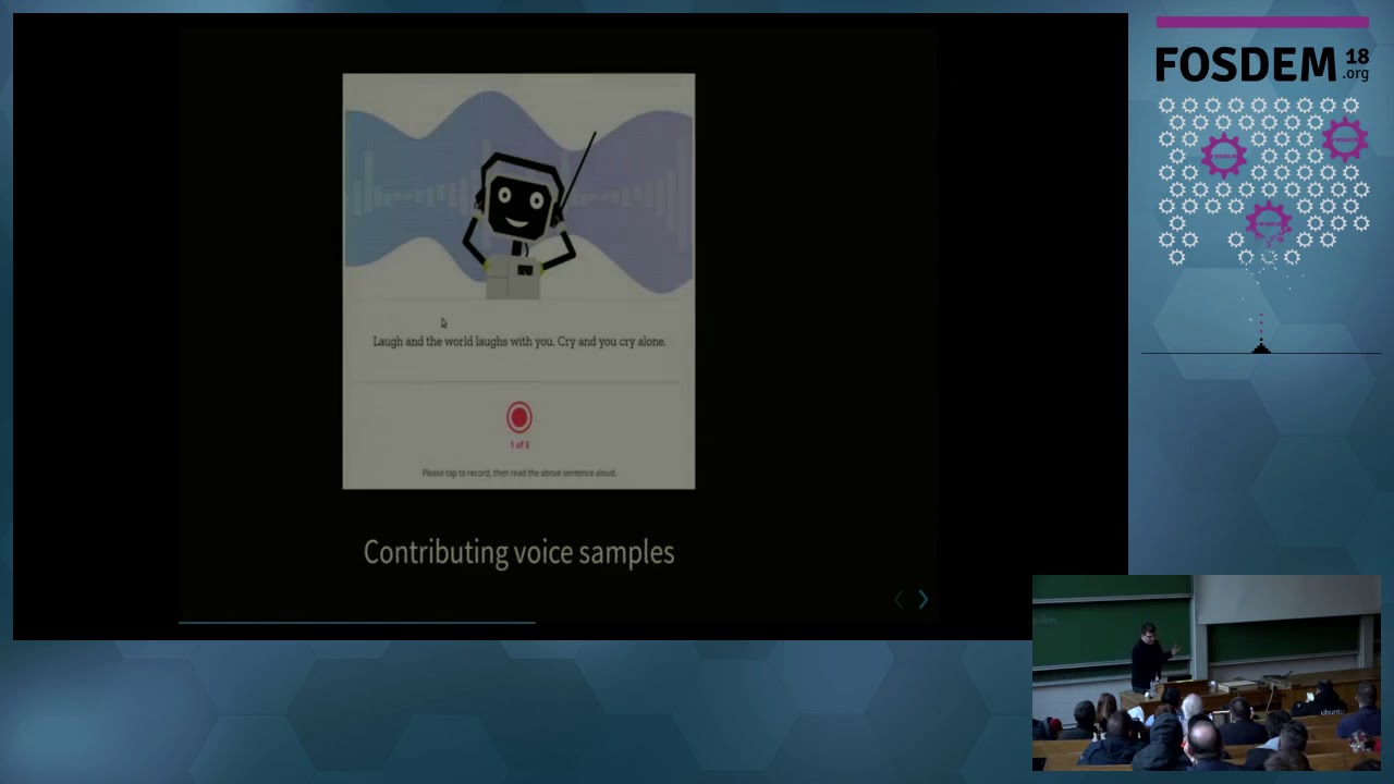 Mozilla's DeepSpeech and Common Voice projects
