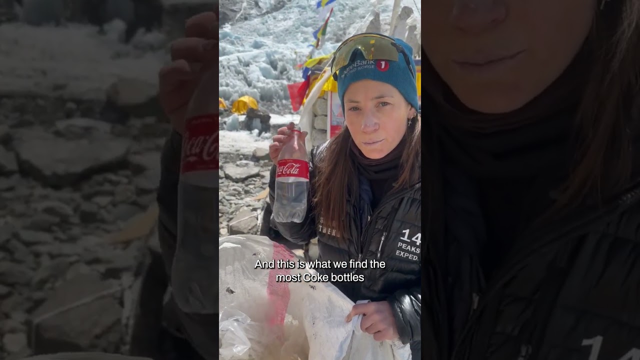 Garbage found on Mount Everest
