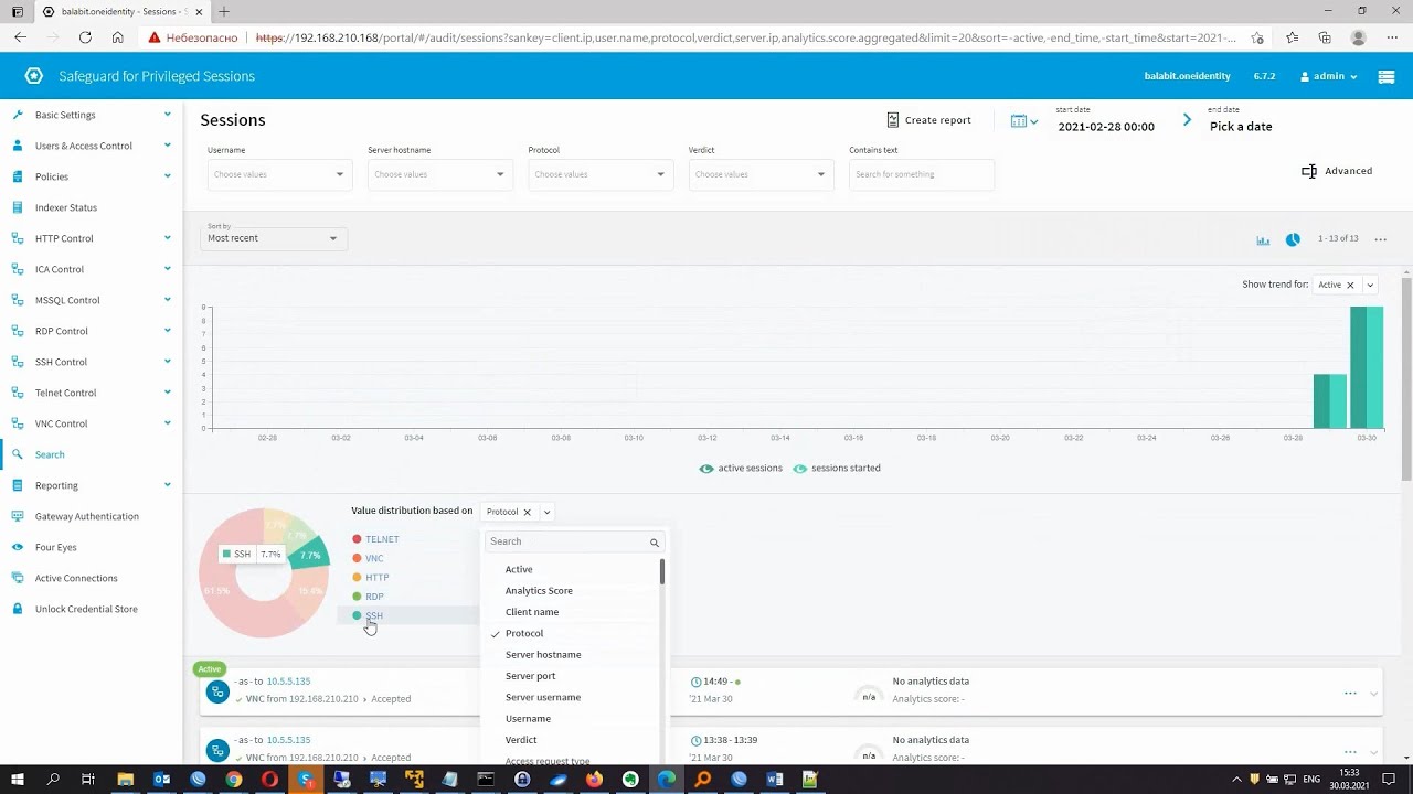 One Identity | Safeguard for Privileged Sessions (ex. Balabit) установка и работа с Telnet, SSH, RDP