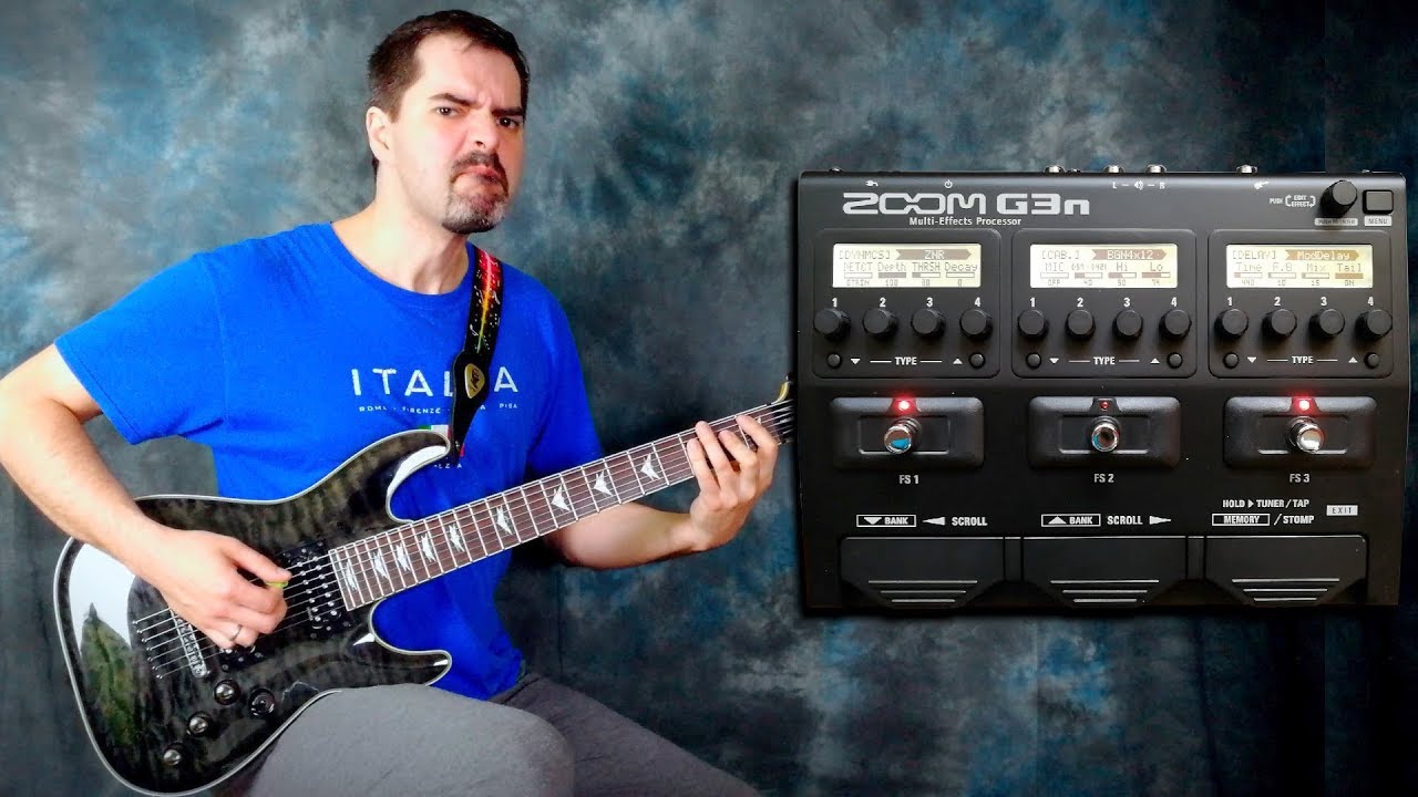 Обзор гитарного процессора ZOOM G3n