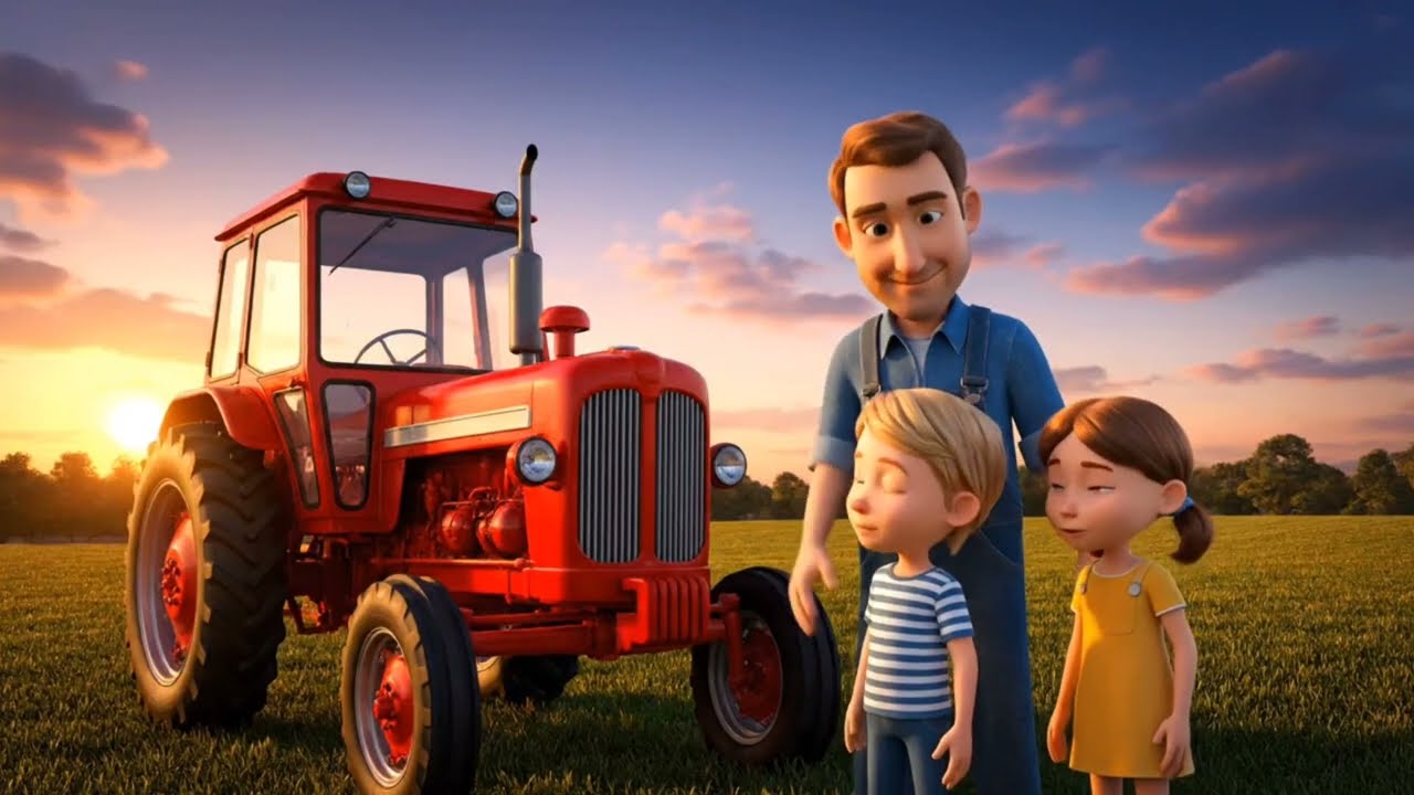 The true partner of farmers’ hard work — a powerful  tractor! 🚜 @Hadi Ai Studio9 @HarPalGeoOfficial 