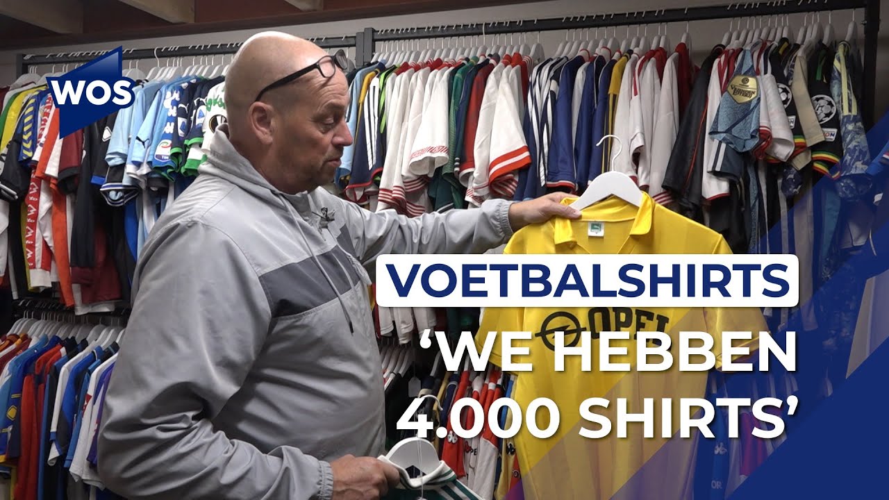 Robert handelt in voetbalshirts en zegde zijn baan ervoor op
