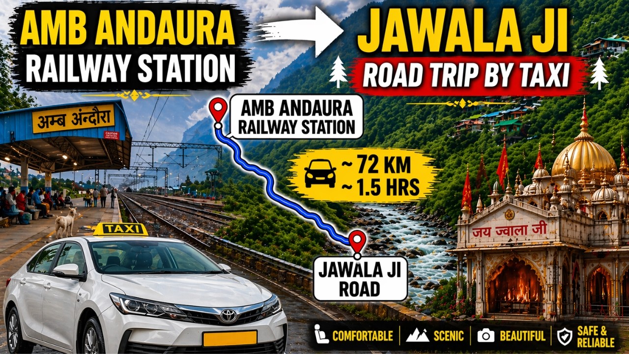 AMB ANDAURA RAILWAY STATION TO JWALAJI |ROAD TRIP|अम्ब अन्दौरा से ज्वालामुखी यात्रा की पूरी जानकारी