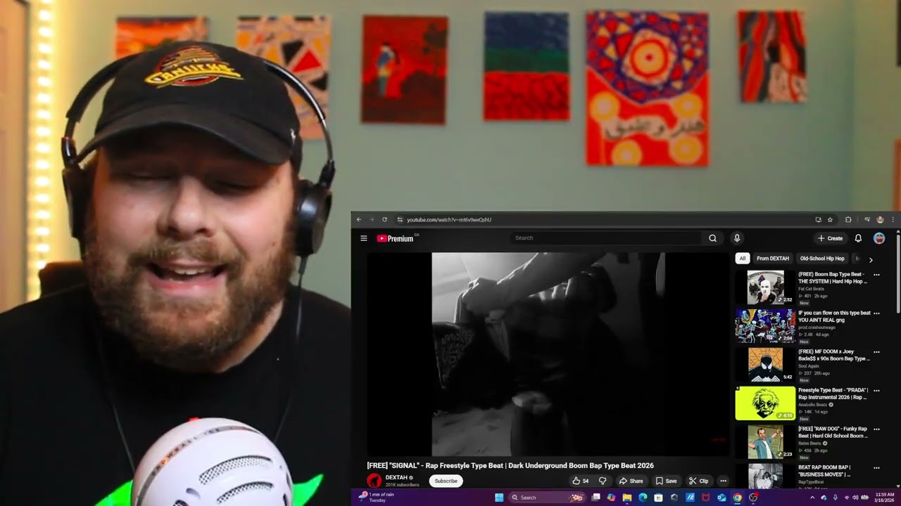 Freestyle Rapping for the 2nd Day in a Row - Song Title 