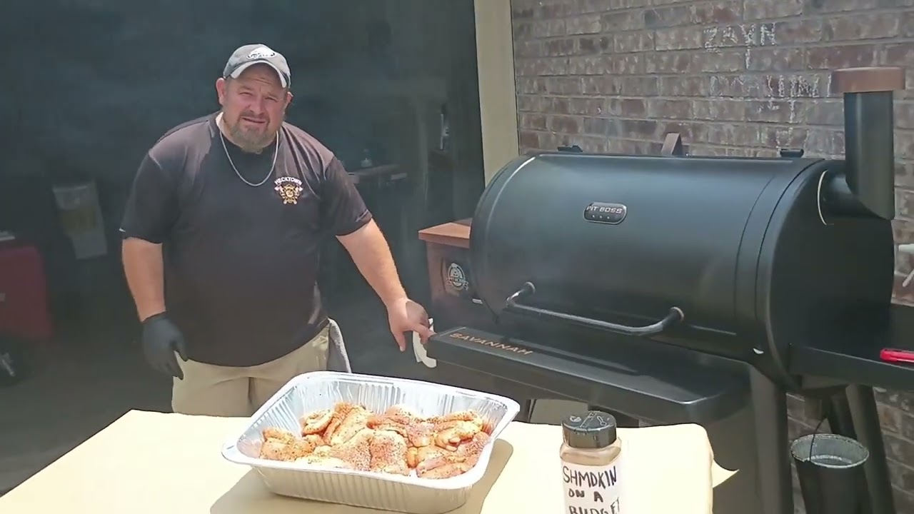 Smoked Chicken Thighs on a Pit Boss Savannah Pellet Grill