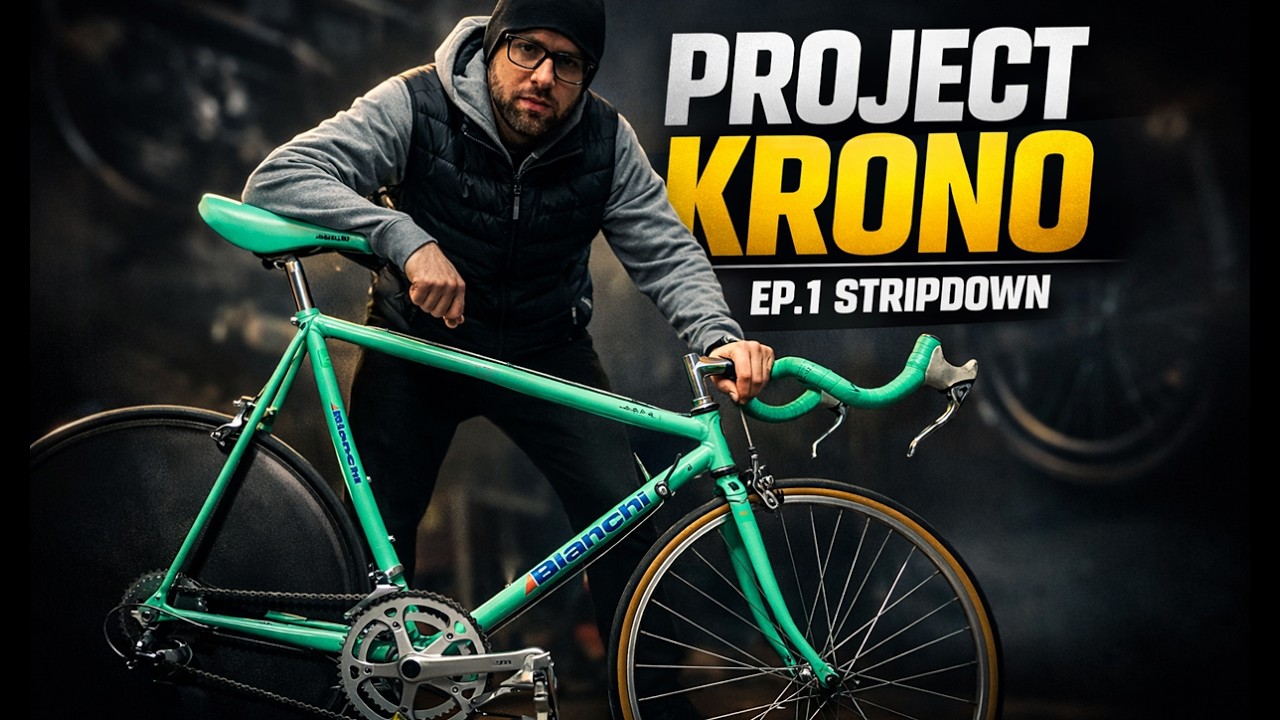 Bianchi Krono Lo-Pro 80er Vintage TT Bike – Projektstart & komplette Zerlegung | Episode 1