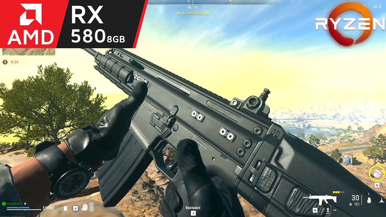 Call of Duty Warzone 2.0 | RX 580 8GB + Ryzen 5 5600X | 1080P | Low Settings