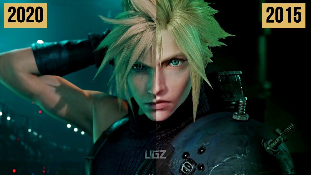 Final Fantasy VII Remake 2015 vs 2020 Graphics Comparison (4K)