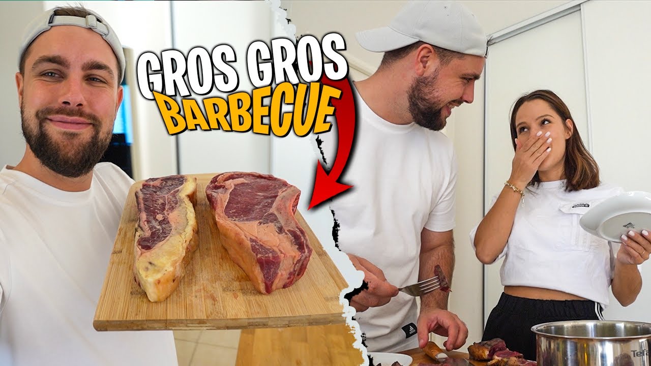 Barbecue de folie à base de grosse cote de boeuf et faux filet maturé de la maison Lascours !