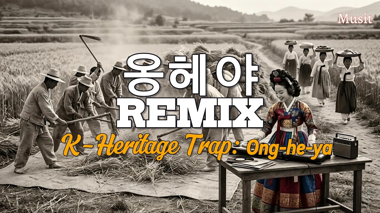조선시대로 타임슬립한 DJ?! 🎧 보리타작 비트에 맞춰 '옹헤야' Remix!