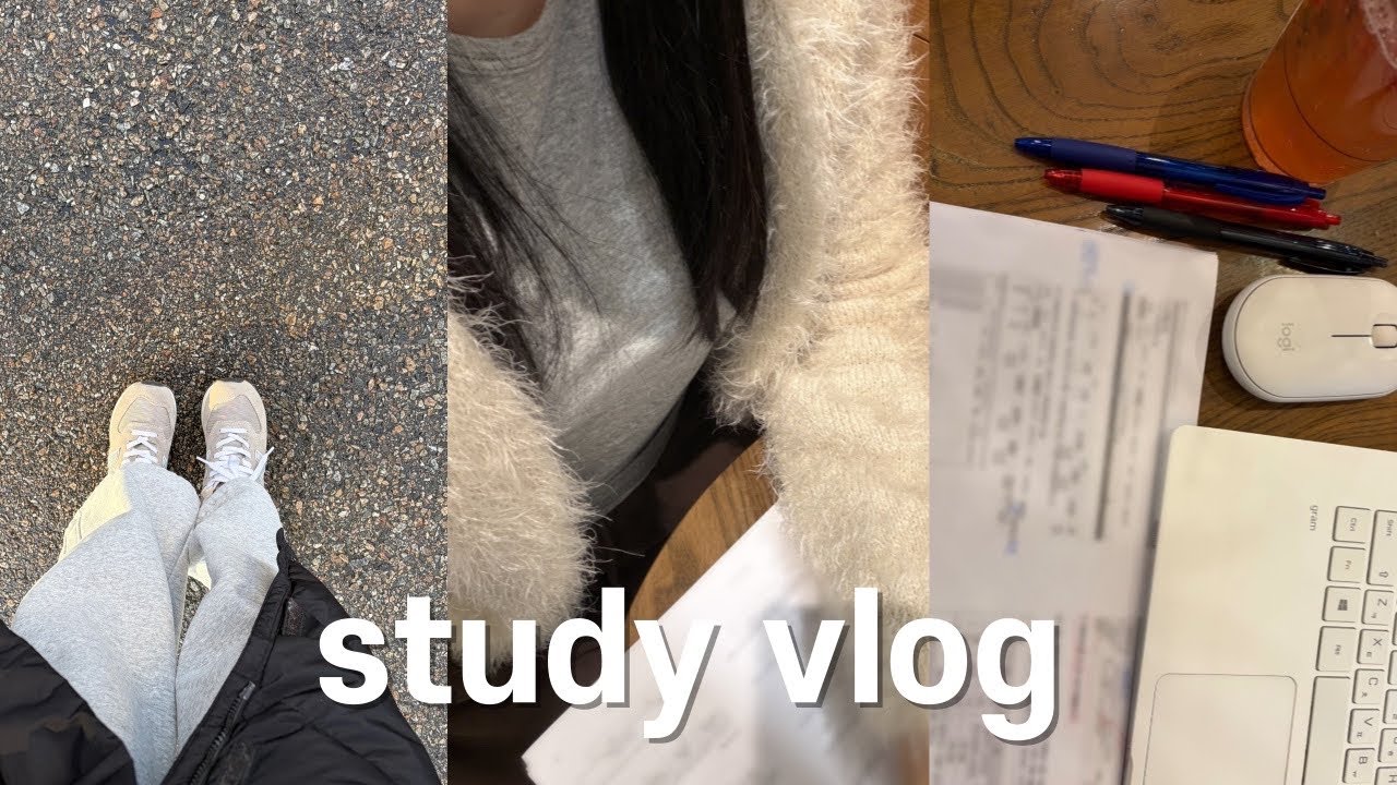 대학 졸업 앞둔... 취준생 브이로그 | 자격증 벼락치기 📖 • 스카에서 살기📚 • 한파 ootd
