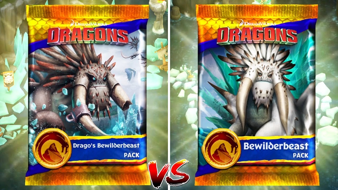 DRAGO'S BEWILDERBEAST LEGENDARY PACK Vs BEWILDERBEAST LEGENDARY PACK - Dragons: Rise of Berk
