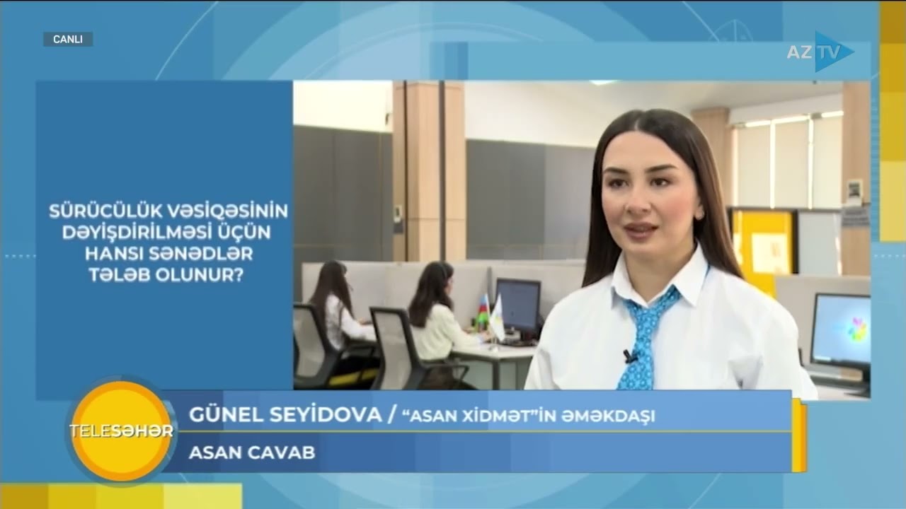 Sürücülük vəsiqəsinin dəyişdirilməsi üçün hansı sənədlər tələb olunur? - AzTV 27.01.2026