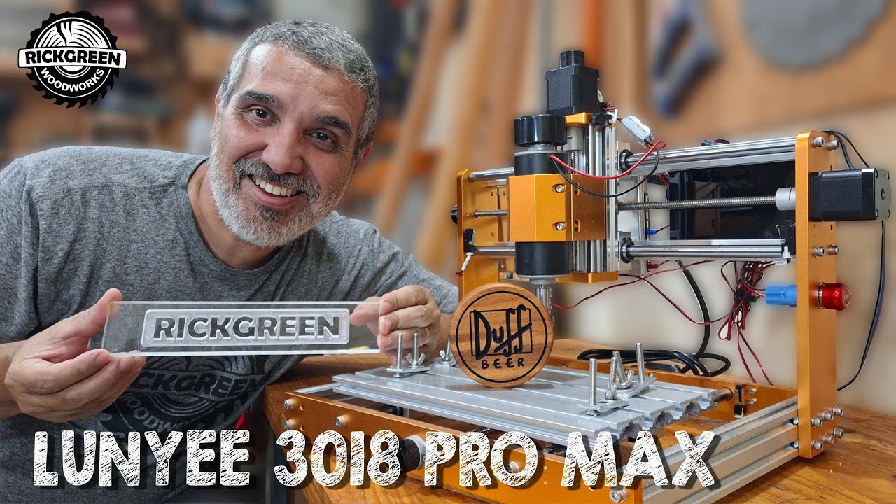 LUNYEE 3018 Pro Max CNC Router 500W All Metal - Estrutura robusta para os projetos mais exigentes.