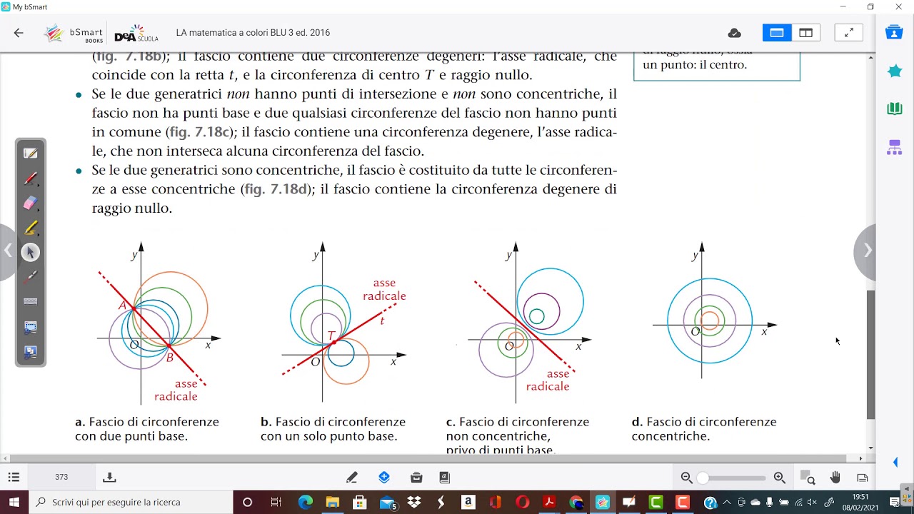 fasci di circonferenze