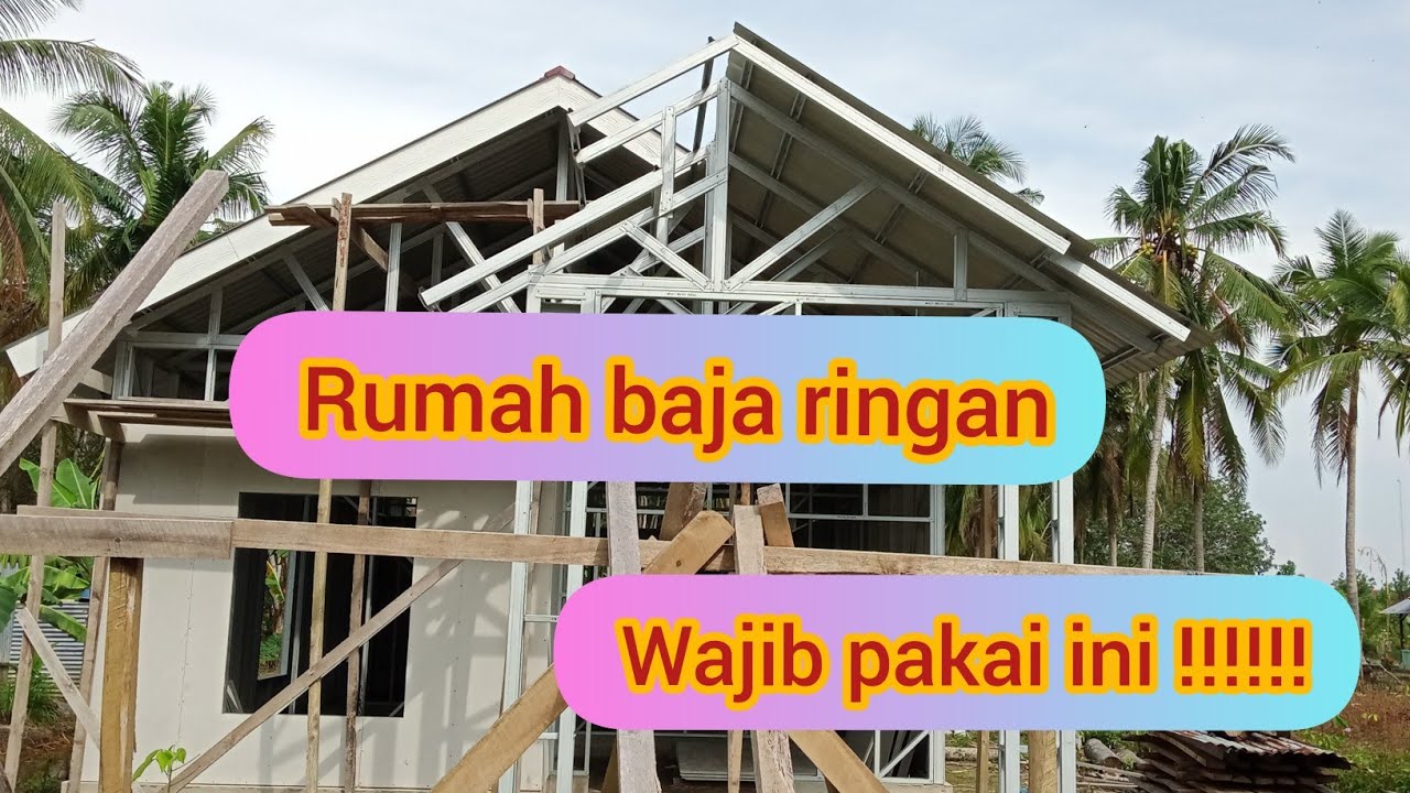 Rumah bajaringan dinding grc/ kalsiboard