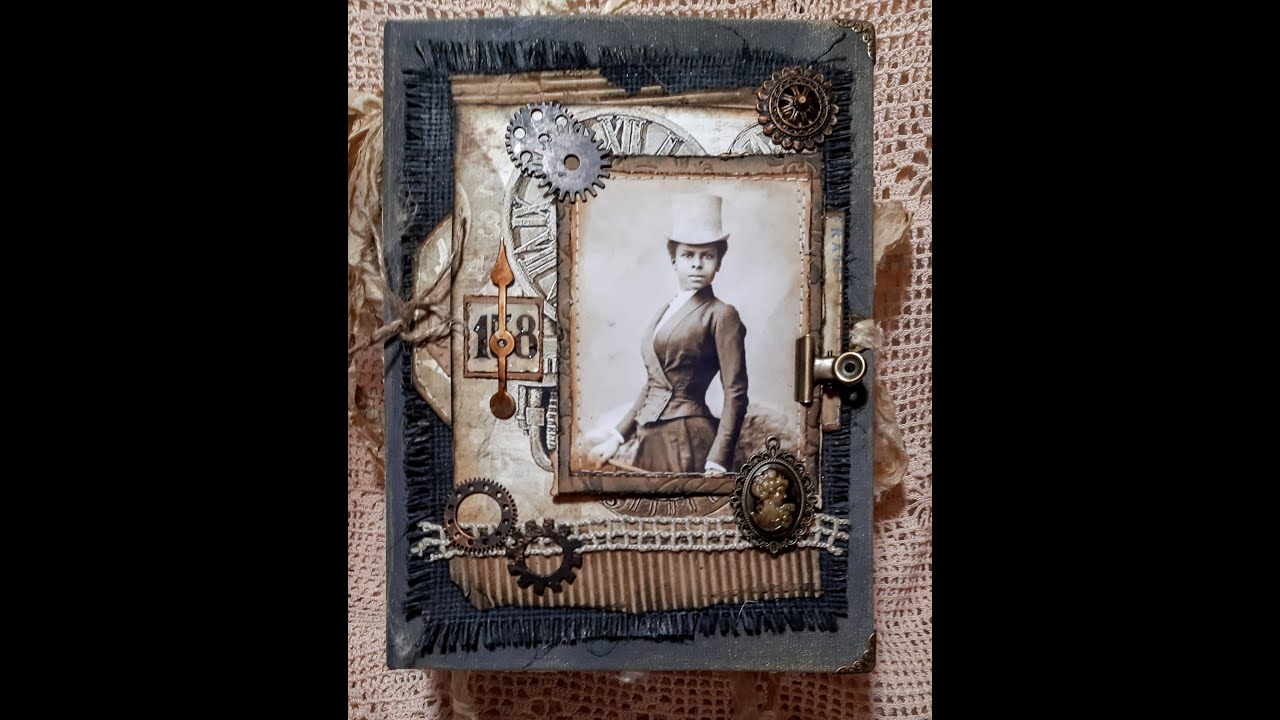 SOLD - Huge Steampunk Junk Journal - Guest DTP for ARTYMAZE #artymaze #junkjournals