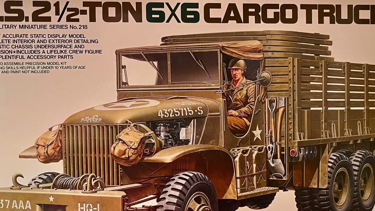 Project Belgium September 1944, Part II Build & Paint US 2 1/2-Ton 6X6 Cargo Truck.