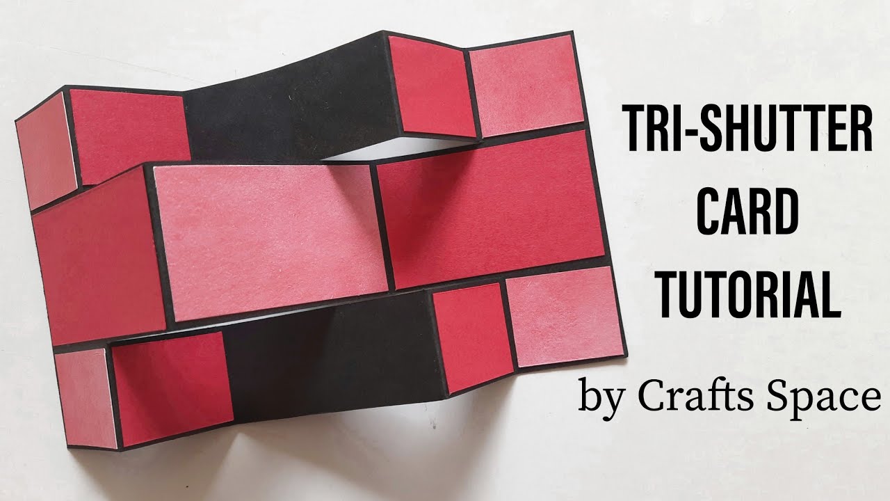 Tri Shutter Card Tutorial | Scrapbook Ideas | How to make scrapbook pages | Cards for scrapbook