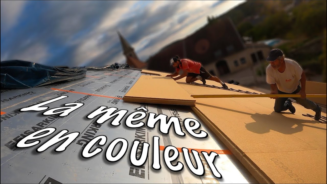 🏚️🌹 6 CENTIMÈTRES DE LAINE DE BOIS SUR LE TOIT (Isolation assurée) - Ruine n' Rozes Episode #138