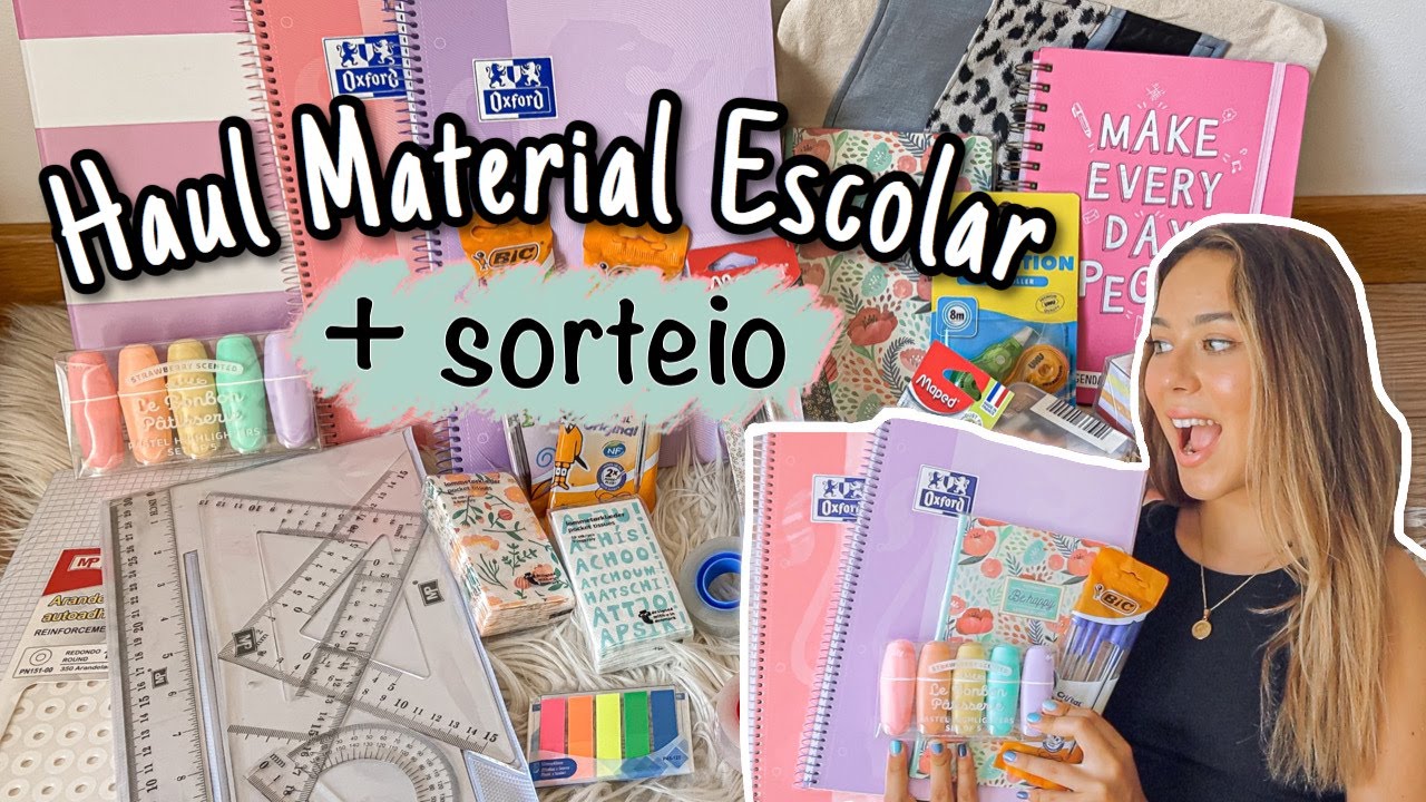 Ep.1- HAUL + SORTEIO DE MATERIAL ESCOLAR// Regresso às aulas 2020 | Inês Costa Pereira