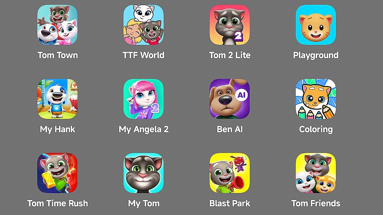 44 Talking Tom & Friends: My Talking Tom & Friends 2 (Talking Tom Town),Talking Tom & Friends World