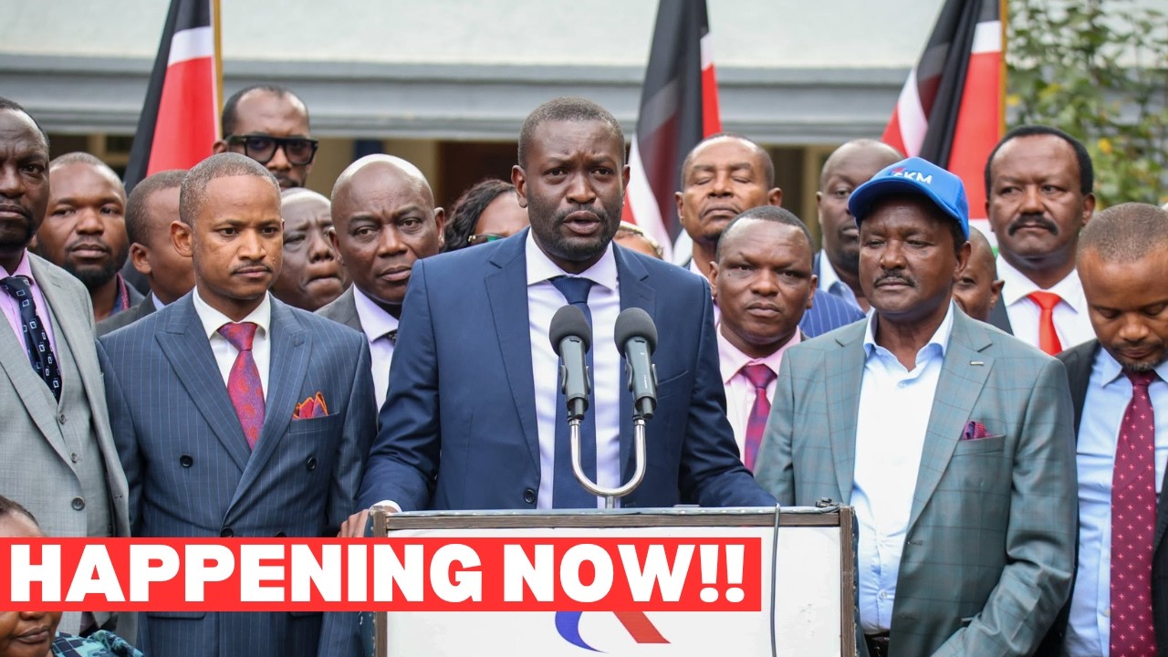 Live !! Kalonzo Musyoka holds joint Azimio meeting in Nairobi.