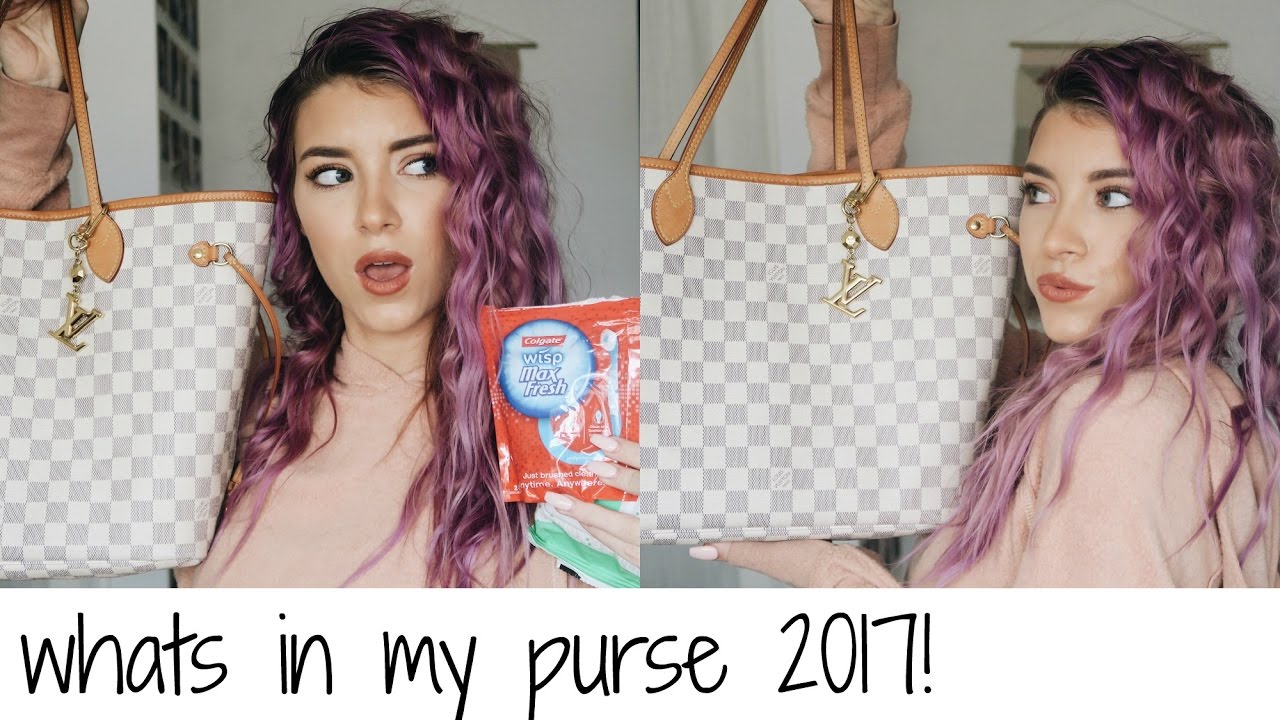 WHATS IN MY PURSE 2017 | Keaton Milburn