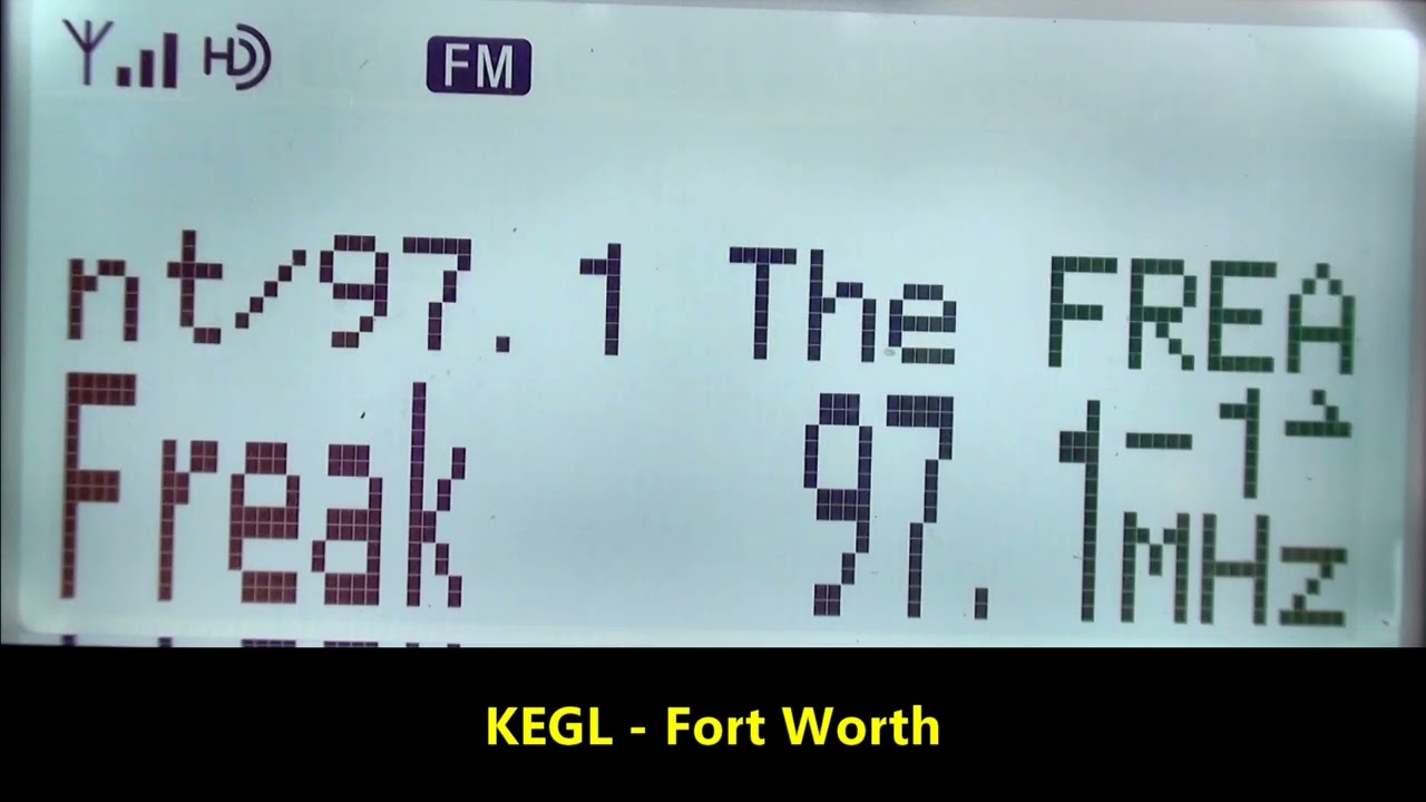 Dallas, Texas FM bandscan