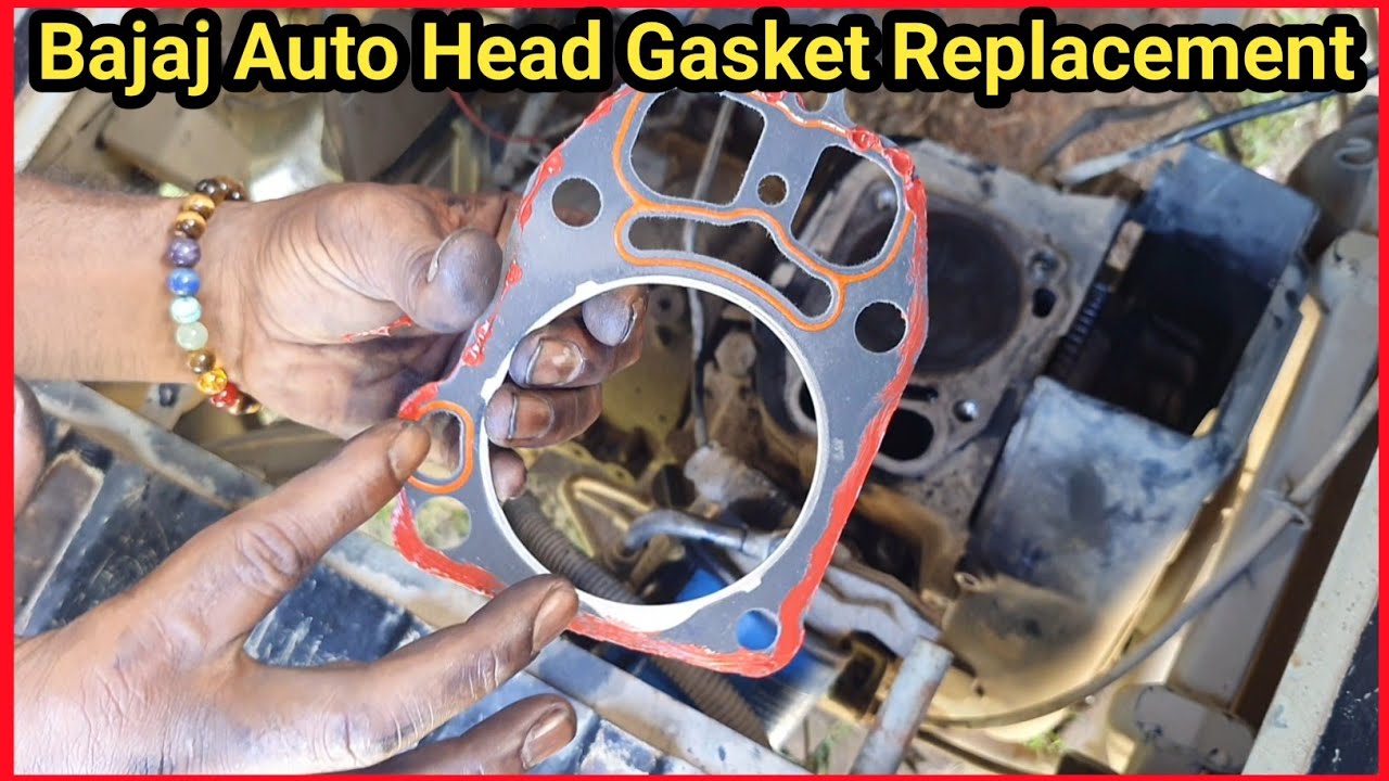 Bajaj maxima diesel auto head gasket replacement ,  @Shaktitechnology