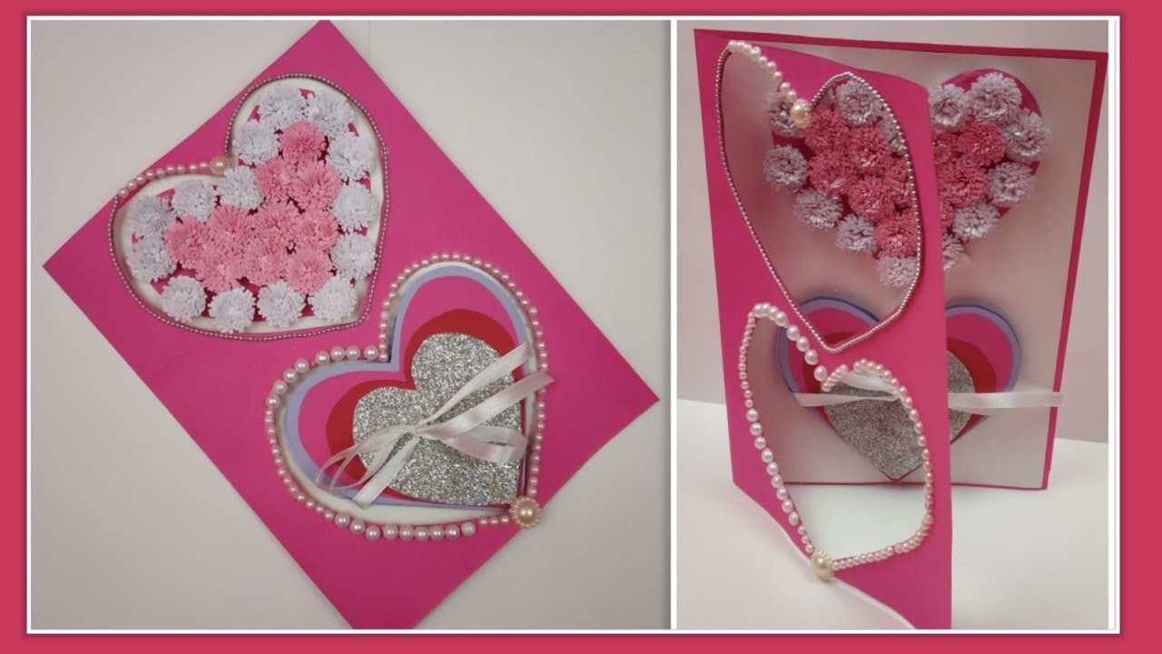 DIY Valentine cards handmade for Boyfriend/Love card making/Handmade gift ideas for Valentine's day
