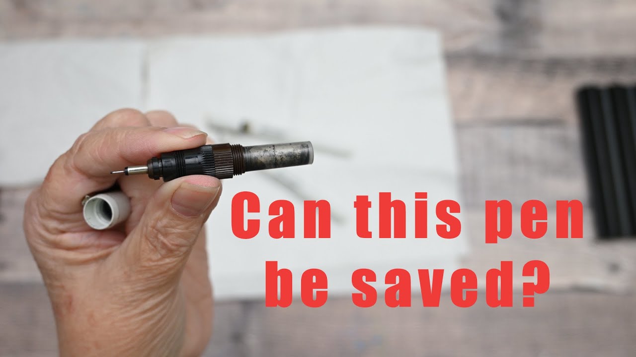 How to clean your Koh-i-noor Rapidograph technical pen
