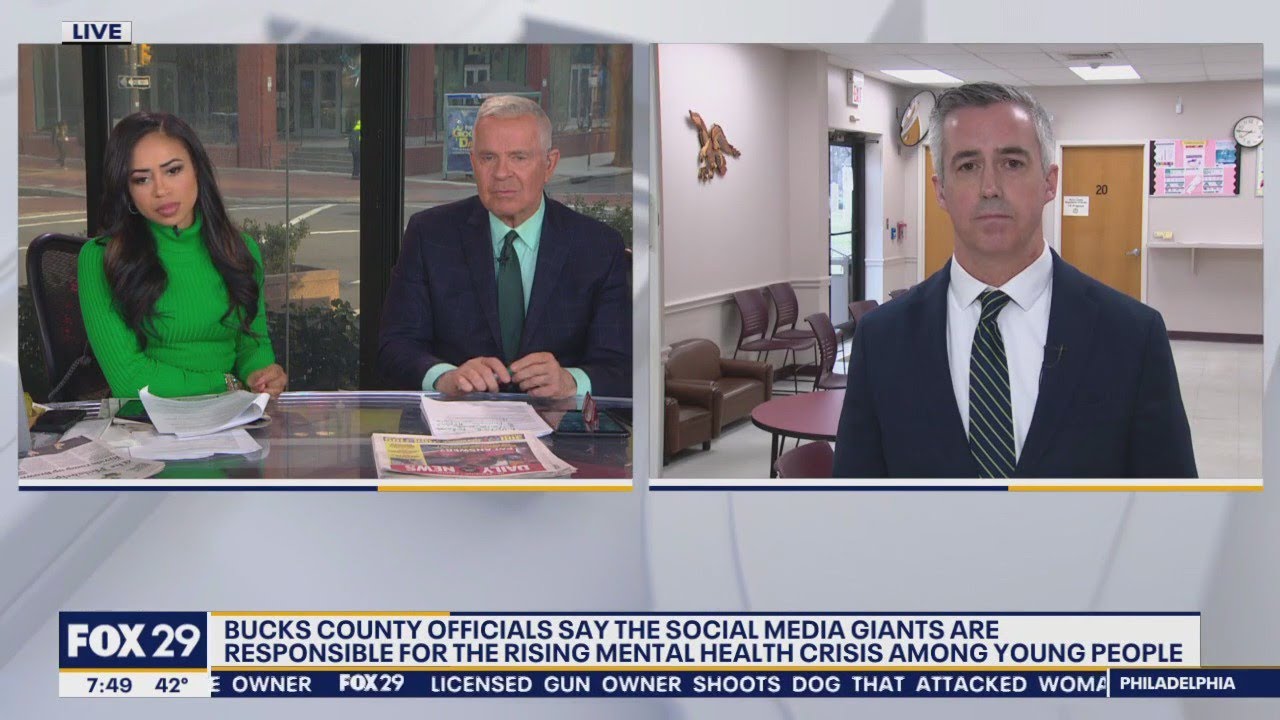 Bucks County officials sue social media giants over rising mental health crisis in young people