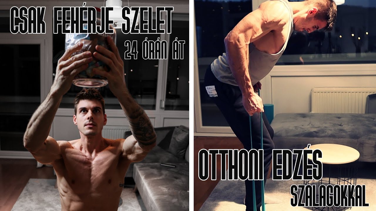 Csak feh&eacute;rje szeleteket ettem 24 &oacute;r&aacute;n kereszt&uuml;l / Otthoni edz&eacute;stervem am&iacute;g z&aacute;rva a terem
