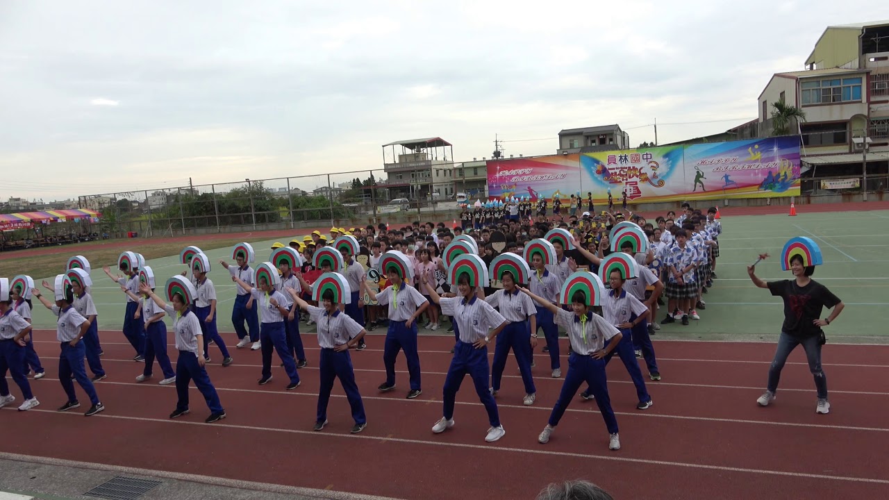 109學年度員林國中58週年 校慶運動會 創意彩妝進場