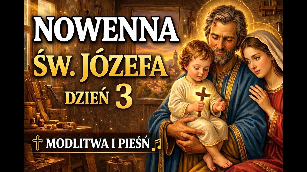Nowenna do Świętego Józefa | DZIEŃ 3 | Modlitwa i Pieśń 🌹