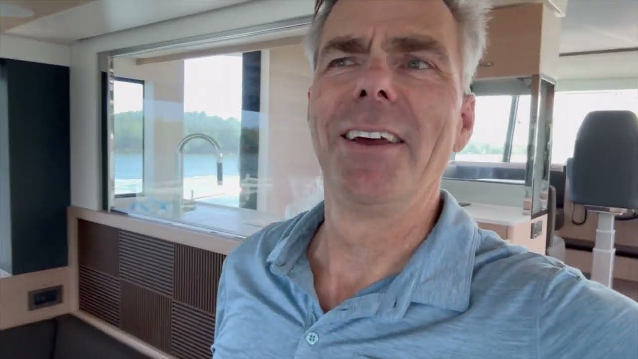 Beneteau Swift Trawler 54 Tour and Sea Trial at the Miami Boat Show. #trawleryacht #yachting