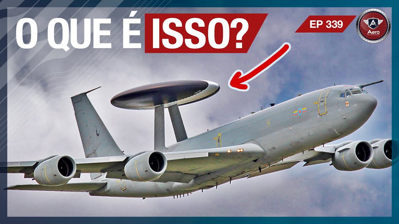 O que é ESSE DISCO NO AVIÃO? Conheça os RADARES AEW&C, os olhos do céu.