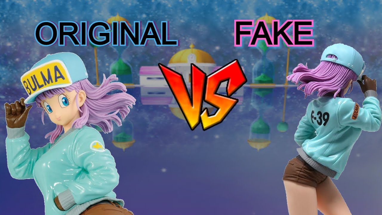 DRAGON BALL FIGURA FALSA VS ORIGINAL 🎎 [BULMA GLITTER AND GLAMOROUS 2]