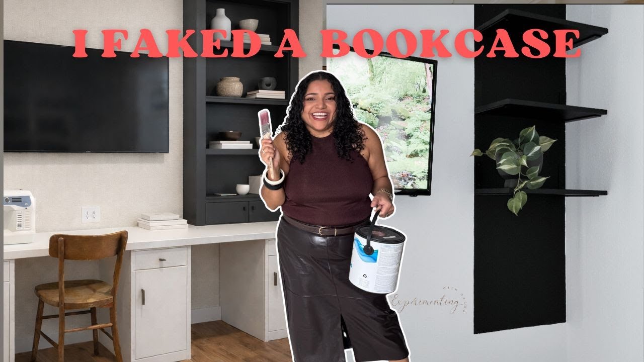 Day 2: I Couldn’t Afford the Bookcase — So I Painted One Instead